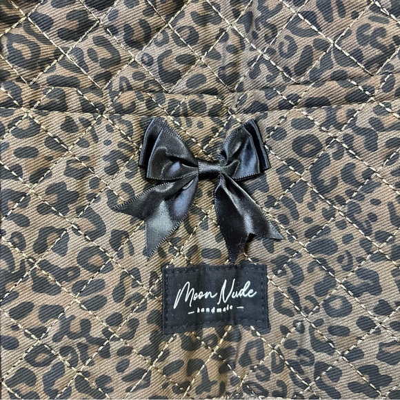 Moon Nude Savannah Tote Bag Leopard Print - Picture 3 of 6